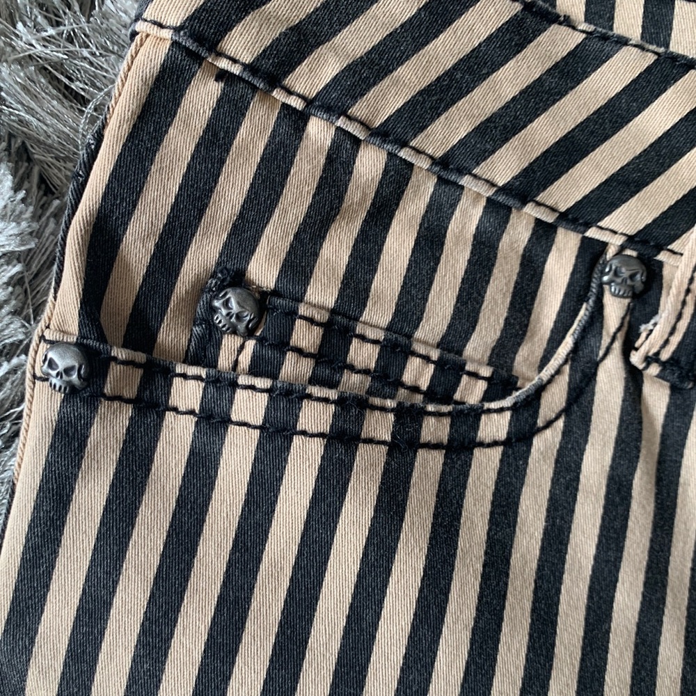 Tripp NYC Striped High Risk Skinny Jeans - Picture 4 of 10